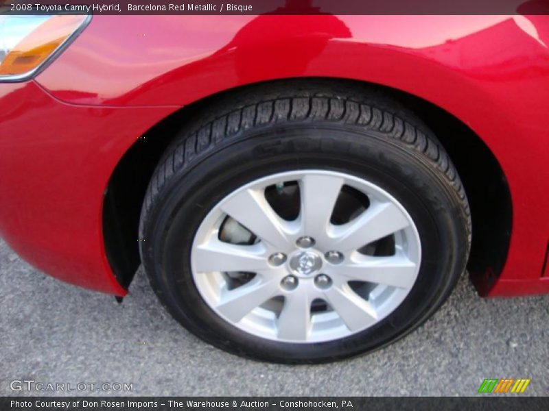 Barcelona Red Metallic / Bisque 2008 Toyota Camry Hybrid