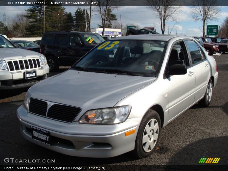 Munich Silver Metallic / Gray 2003 Mitsubishi Lancer ES