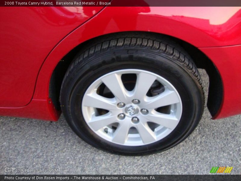 Barcelona Red Metallic / Bisque 2008 Toyota Camry Hybrid