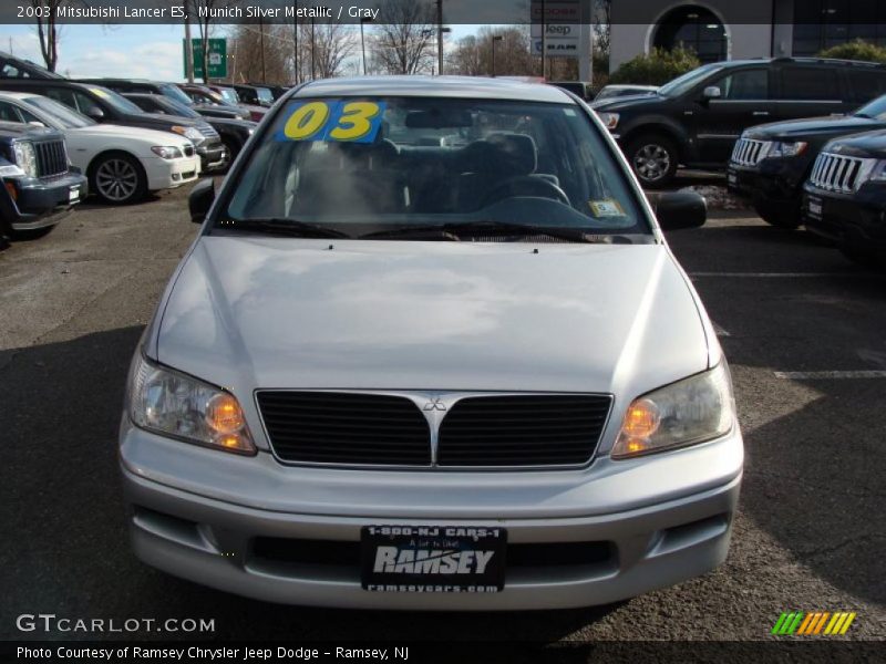 Munich Silver Metallic / Gray 2003 Mitsubishi Lancer ES