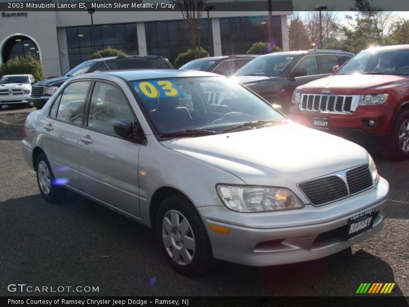 Munich Silver Metallic / Gray 2003 Mitsubishi Lancer ES