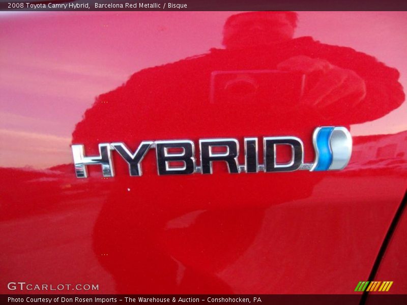 Barcelona Red Metallic / Bisque 2008 Toyota Camry Hybrid