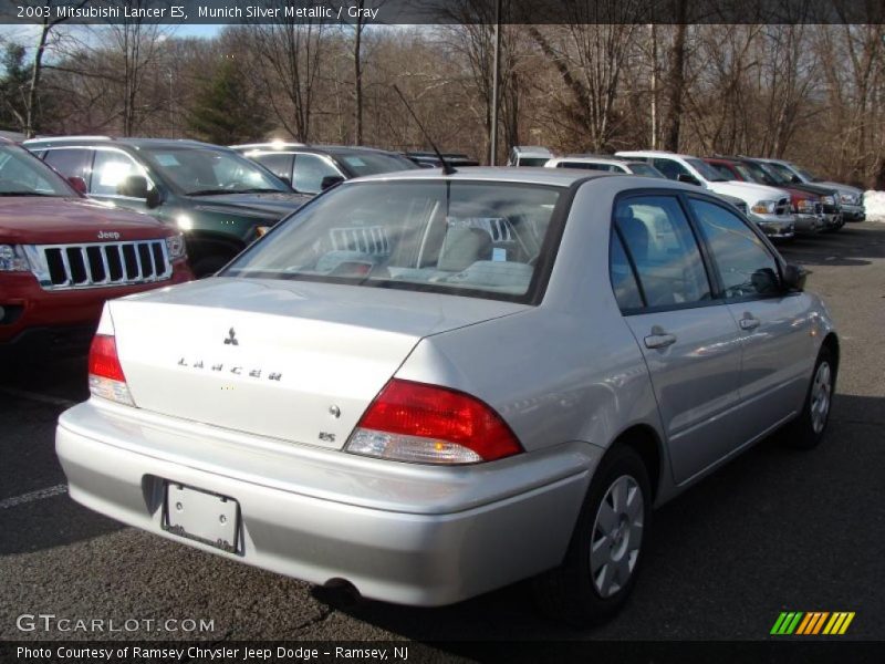 Munich Silver Metallic / Gray 2003 Mitsubishi Lancer ES