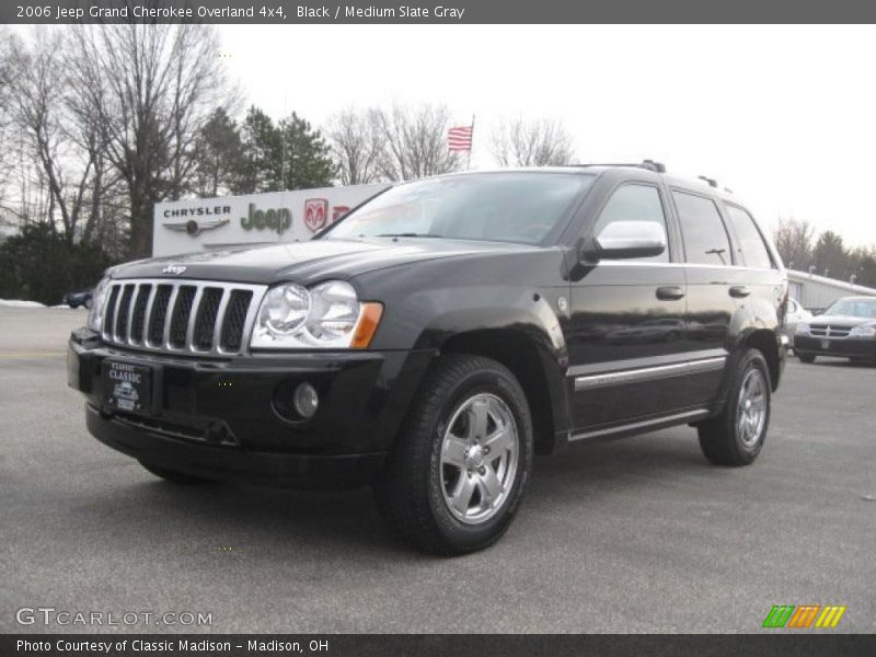 Black / Medium Slate Gray 2006 Jeep Grand Cherokee Overland 4x4