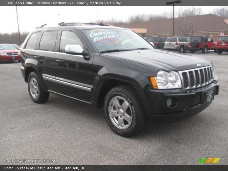 Black / Medium Slate Gray 2006 Jeep Grand Cherokee Overland 4x4