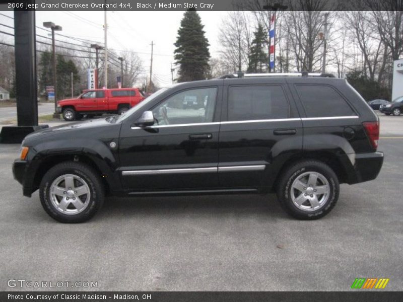 Black / Medium Slate Gray 2006 Jeep Grand Cherokee Overland 4x4