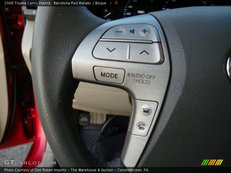 Barcelona Red Metallic / Bisque 2008 Toyota Camry Hybrid