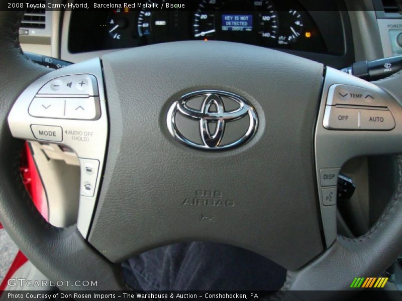 Barcelona Red Metallic / Bisque 2008 Toyota Camry Hybrid