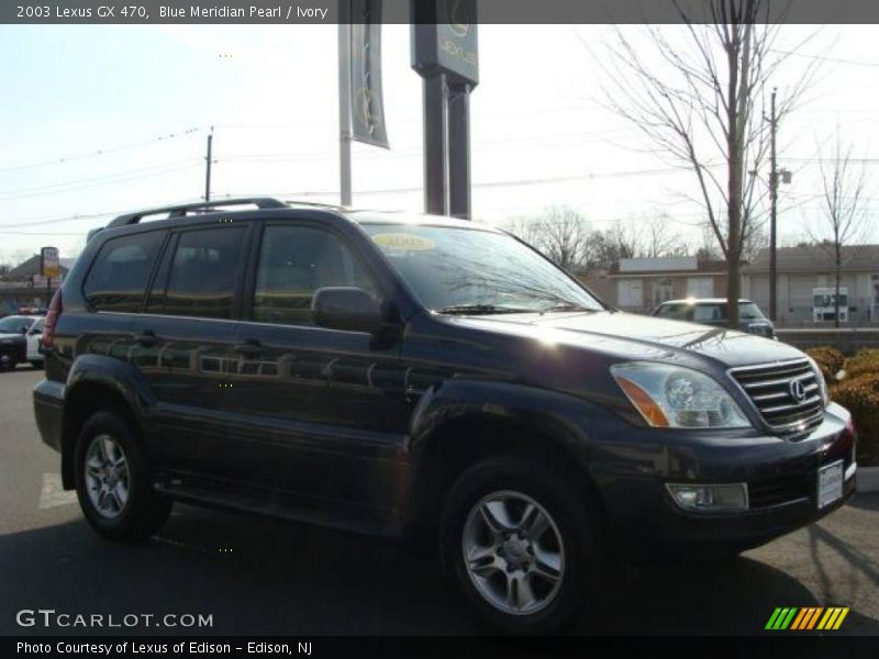 Blue Meridian Pearl / Ivory 2003 Lexus GX 470