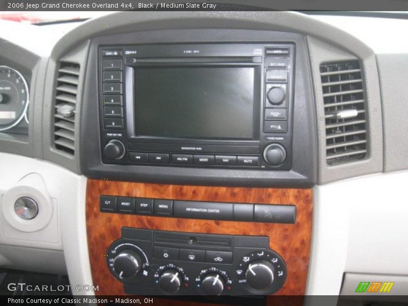 Black / Medium Slate Gray 2006 Jeep Grand Cherokee Overland 4x4