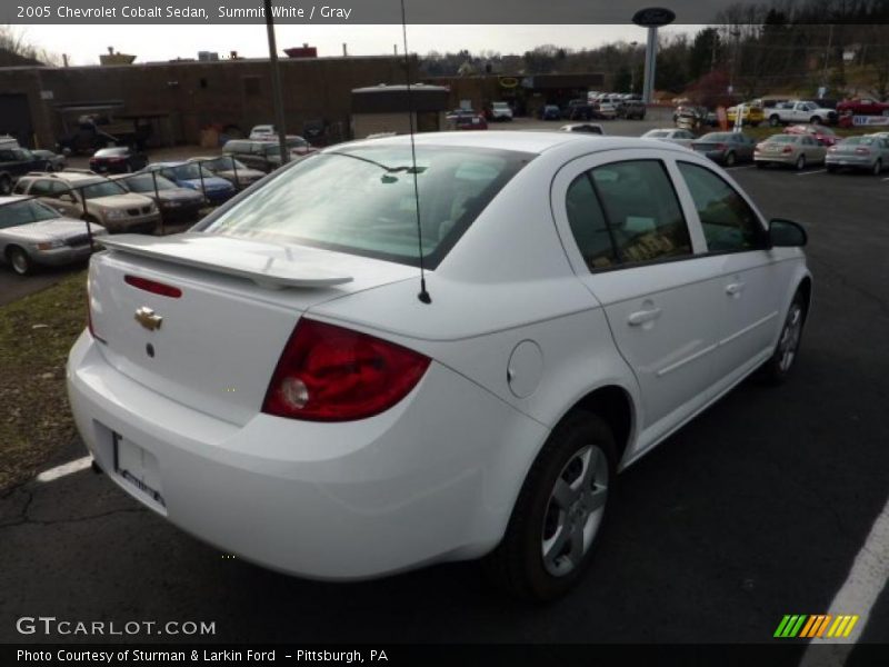 Summit White / Gray 2005 Chevrolet Cobalt Sedan
