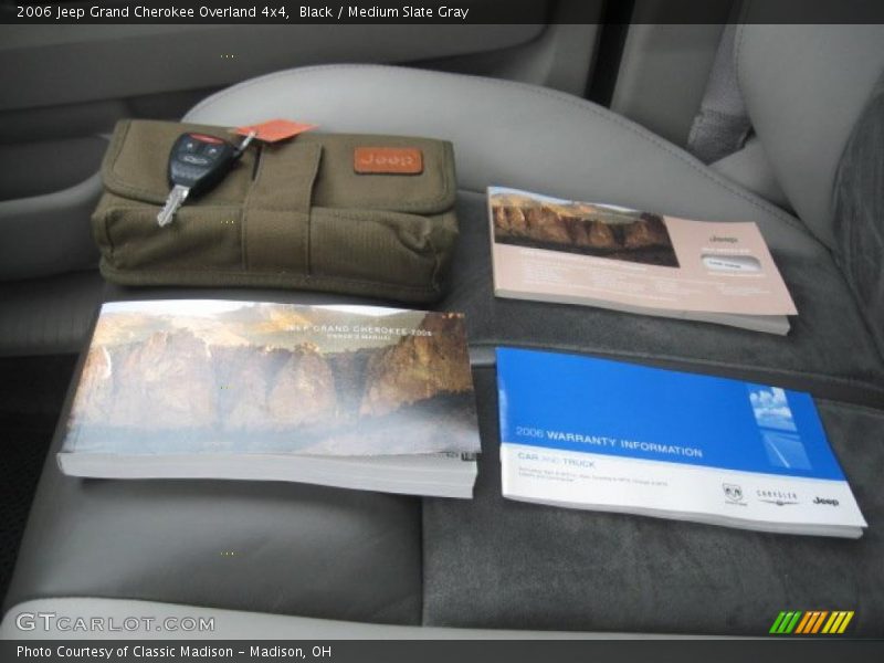Black / Medium Slate Gray 2006 Jeep Grand Cherokee Overland 4x4