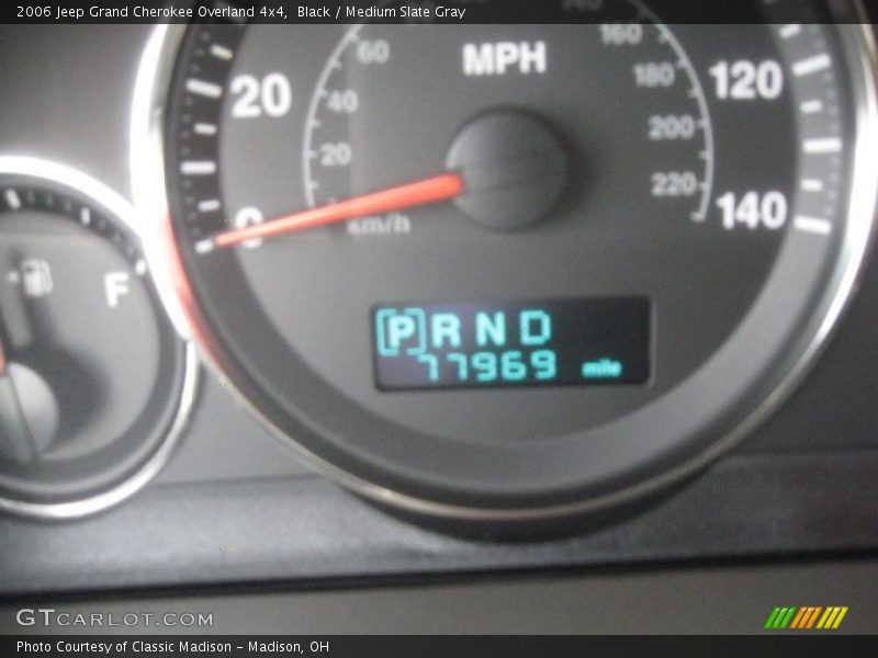Black / Medium Slate Gray 2006 Jeep Grand Cherokee Overland 4x4