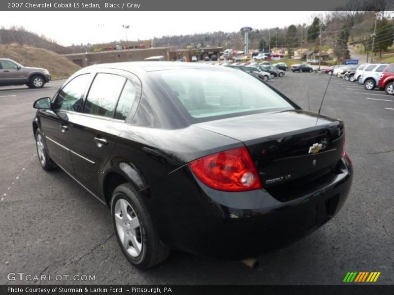 Black / Gray 2007 Chevrolet Cobalt LS Sedan