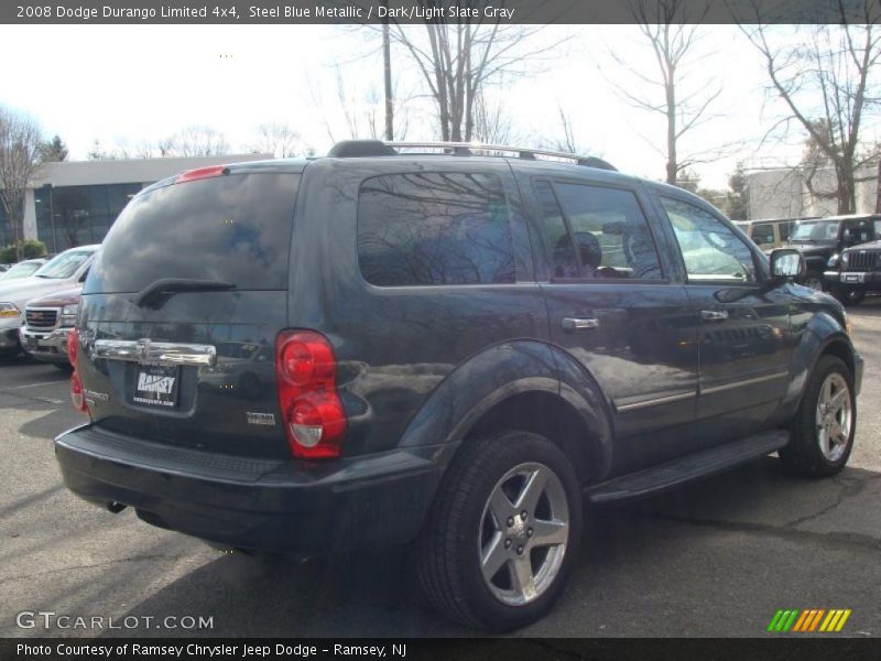 Steel Blue Metallic / Dark/Light Slate Gray 2008 Dodge Durango Limited 4x4