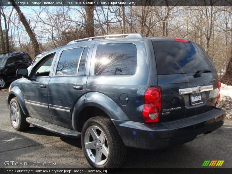Steel Blue Metallic / Dark/Light Slate Gray 2008 Dodge Durango Limited 4x4