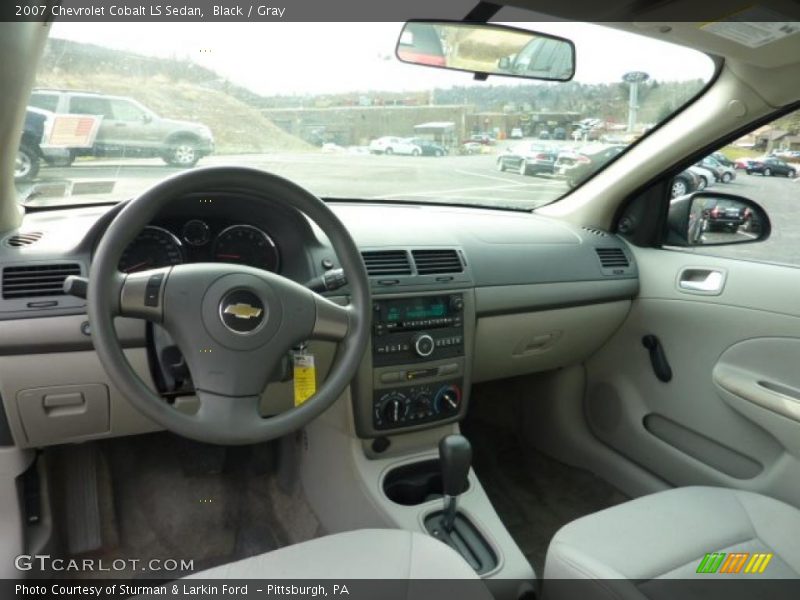 Black / Gray 2007 Chevrolet Cobalt LS Sedan