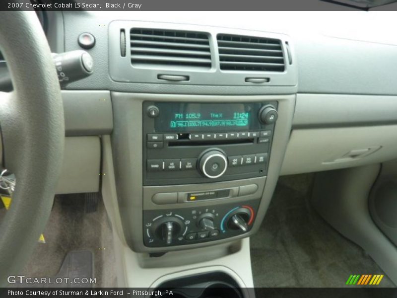 Black / Gray 2007 Chevrolet Cobalt LS Sedan