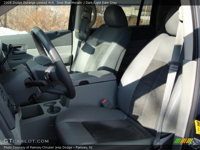 Steel Blue Metallic / Dark/Light Slate Gray 2008 Dodge Durango Limited 4x4