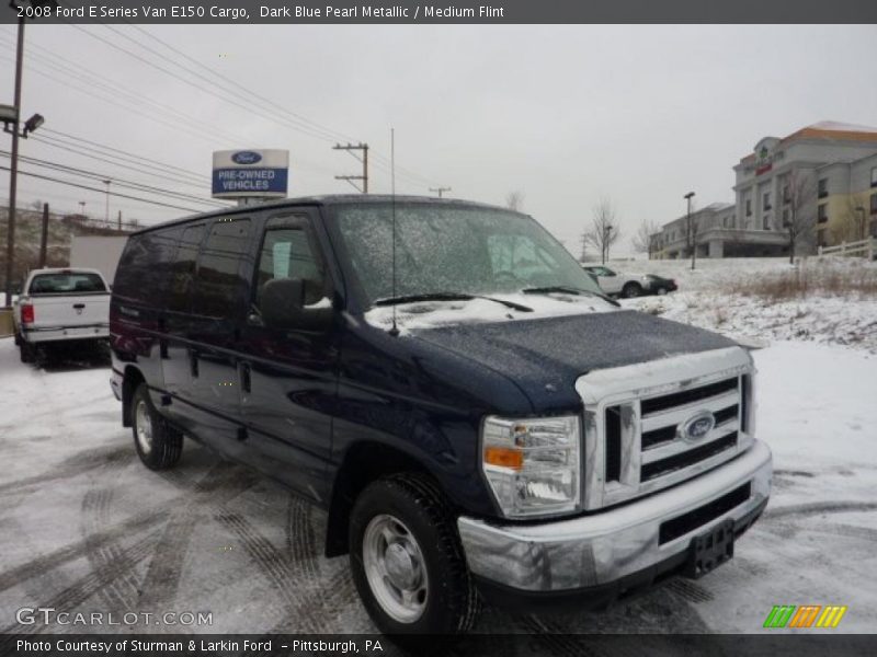 Dark Blue Pearl Metallic / Medium Flint 2008 Ford E Series Van E150 Cargo