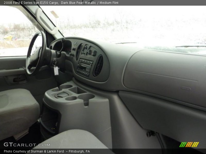 Dark Blue Pearl Metallic / Medium Flint 2008 Ford E Series Van E150 Cargo