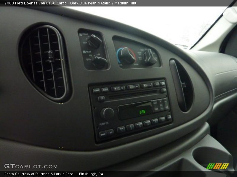 Dark Blue Pearl Metallic / Medium Flint 2008 Ford E Series Van E150 Cargo