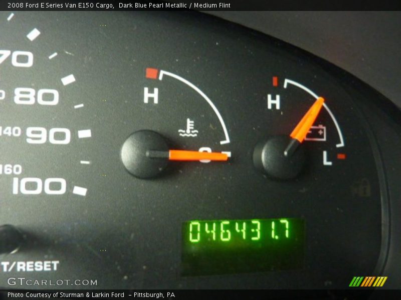 Dark Blue Pearl Metallic / Medium Flint 2008 Ford E Series Van E150 Cargo