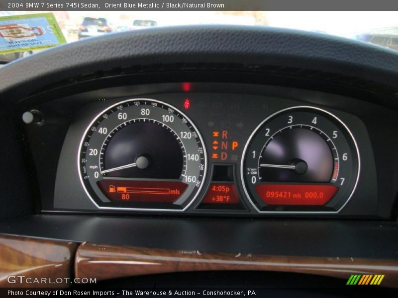  2004 7 Series 745i Sedan 745i Sedan Gauges