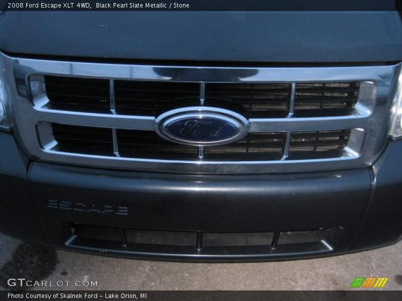 Black Pearl Slate Metallic / Stone 2008 Ford Escape XLT 4WD