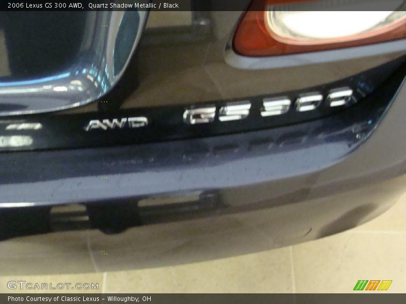 Quartz Shadow Metallic / Black 2006 Lexus GS 300 AWD