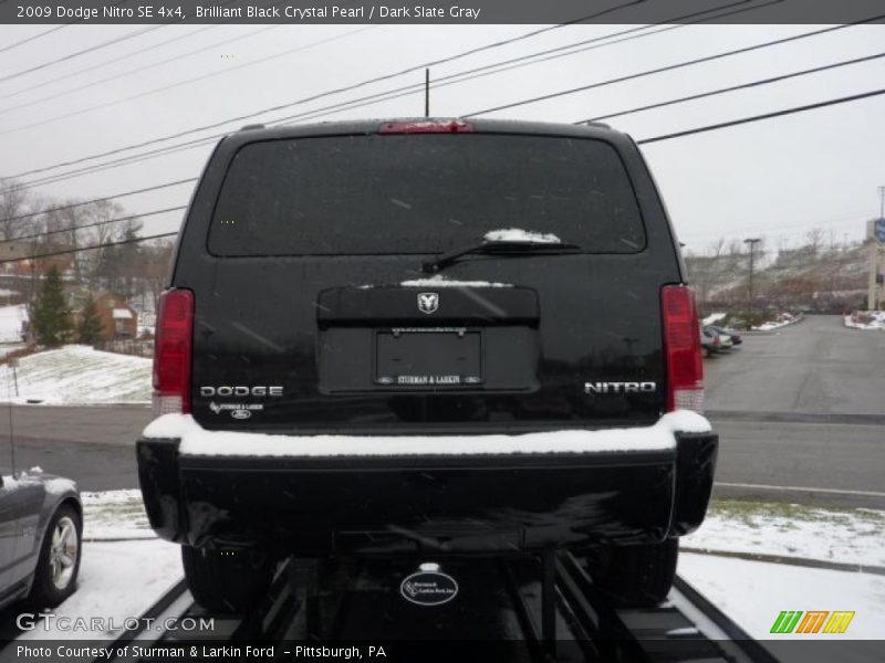 Brilliant Black Crystal Pearl / Dark Slate Gray 2009 Dodge Nitro SE 4x4