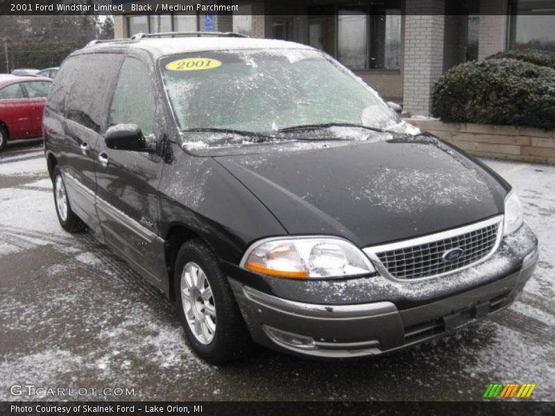 Black / Medium Parchment 2001 Ford Windstar Limited