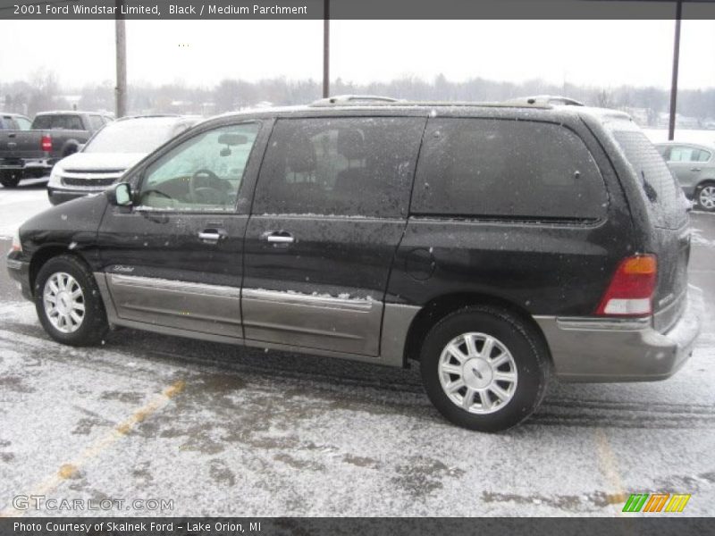 Black / Medium Parchment 2001 Ford Windstar Limited
