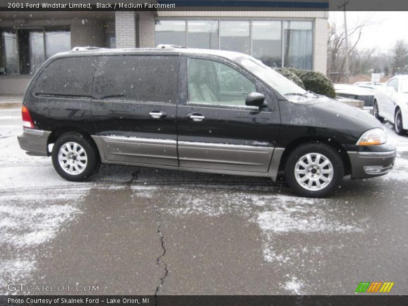Black / Medium Parchment 2001 Ford Windstar Limited