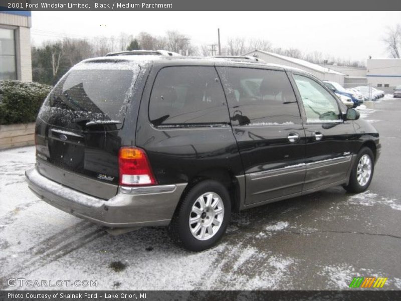 Black / Medium Parchment 2001 Ford Windstar Limited