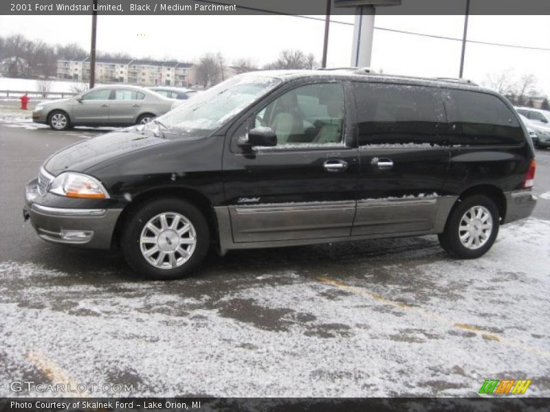 Black / Medium Parchment 2001 Ford Windstar Limited