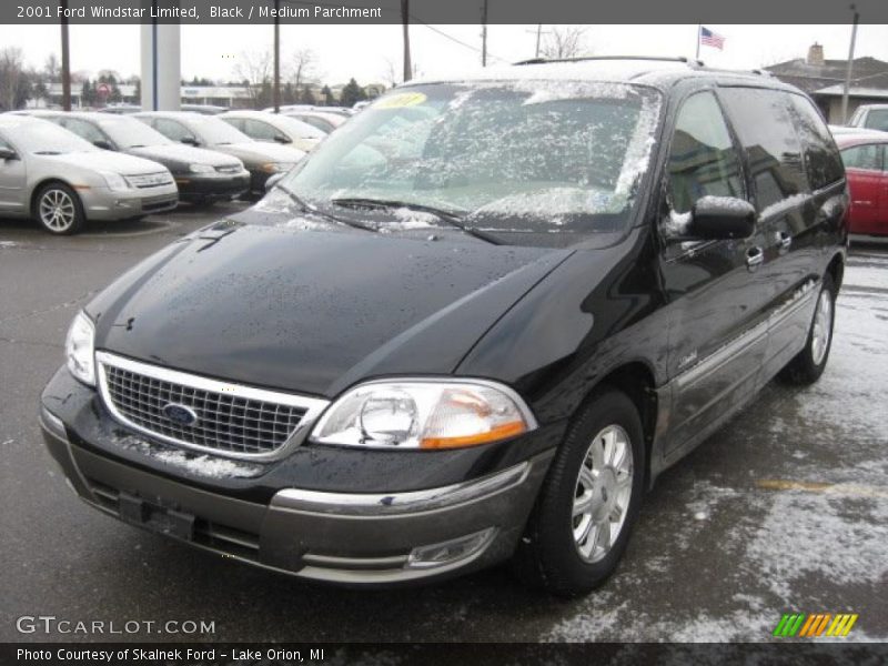 Black / Medium Parchment 2001 Ford Windstar Limited