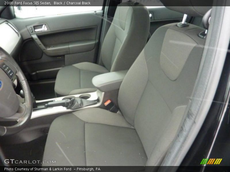 Black / Charcoal Black 2008 Ford Focus SES Sedan