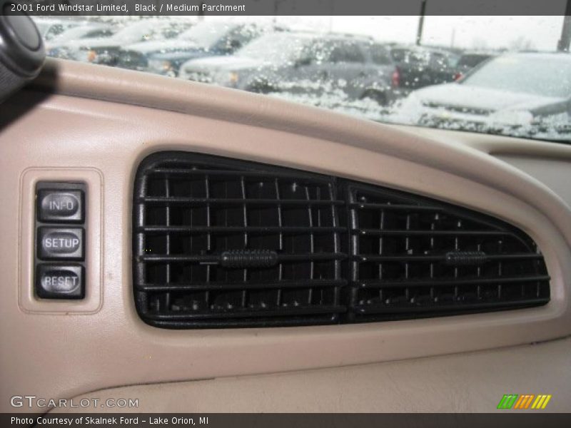 Black / Medium Parchment 2001 Ford Windstar Limited