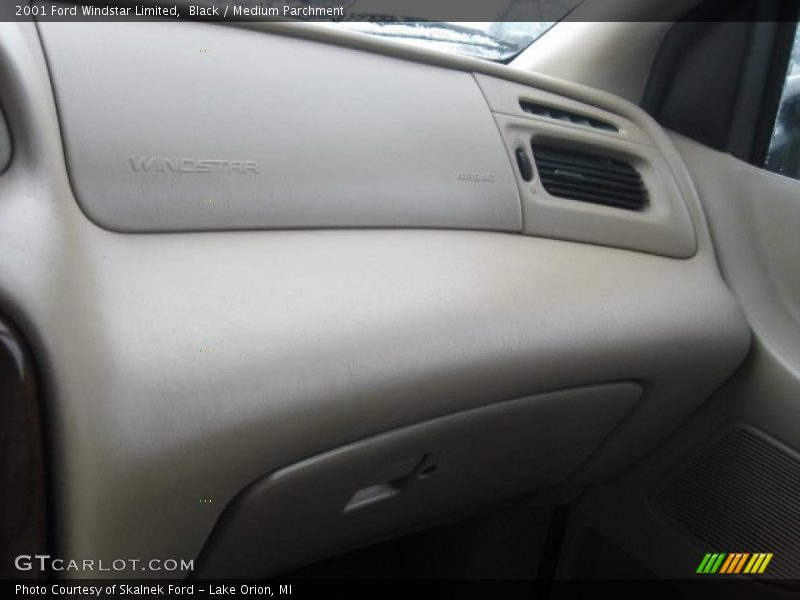 Black / Medium Parchment 2001 Ford Windstar Limited