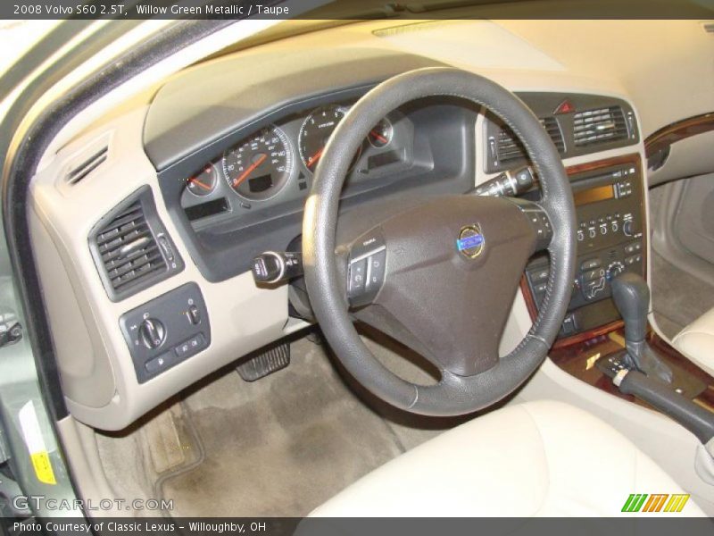 Willow Green Metallic / Taupe 2008 Volvo S60 2.5T