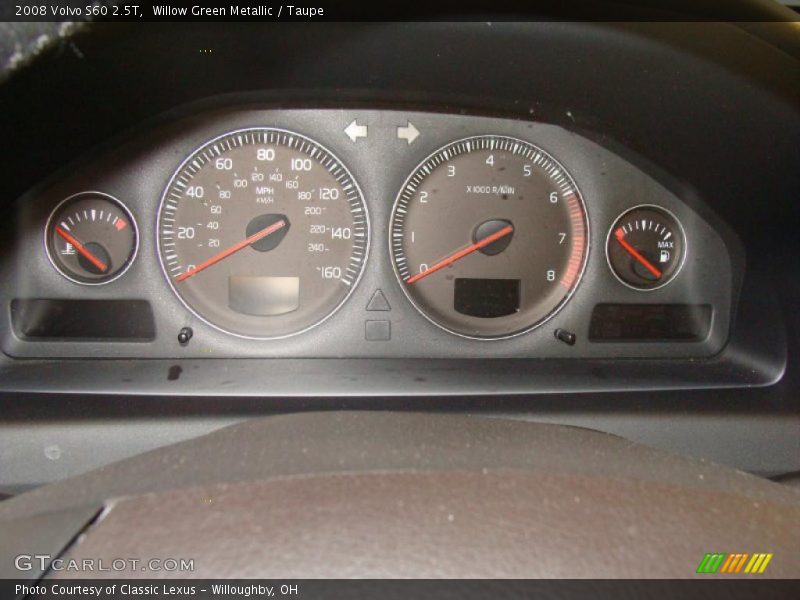 Willow Green Metallic / Taupe 2008 Volvo S60 2.5T