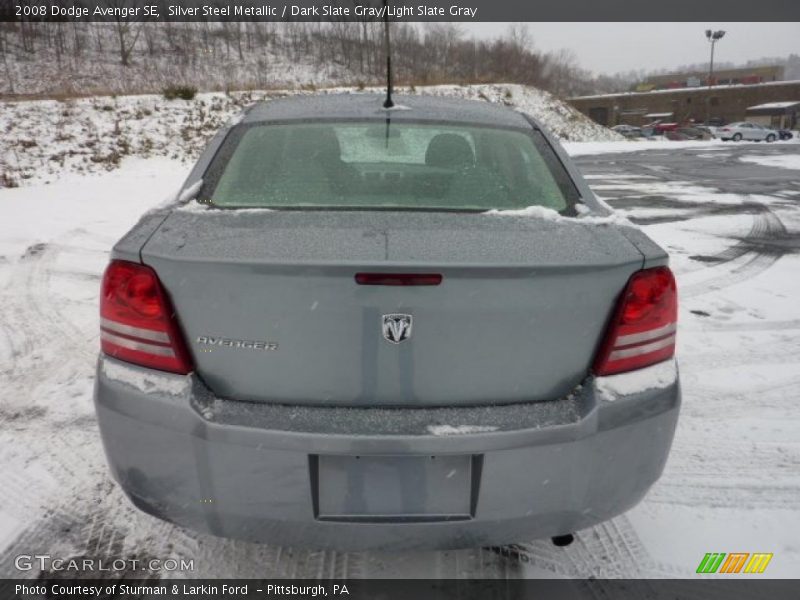 Silver Steel Metallic / Dark Slate Gray/Light Slate Gray 2008 Dodge Avenger SE