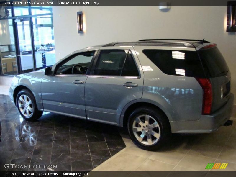 Sunset Blue / Light Gray 2007 Cadillac SRX 4 V6 AWD