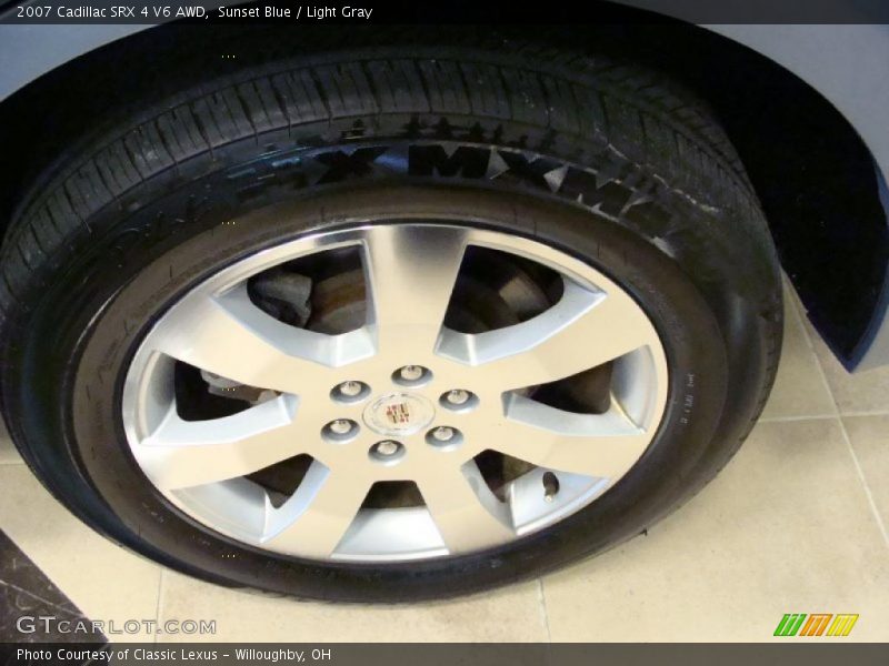 Sunset Blue / Light Gray 2007 Cadillac SRX 4 V6 AWD