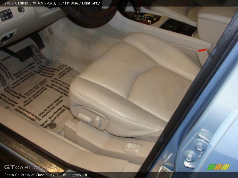 Sunset Blue / Light Gray 2007 Cadillac SRX 4 V6 AWD
