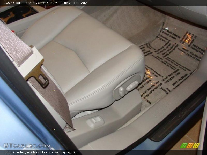 Sunset Blue / Light Gray 2007 Cadillac SRX 4 V6 AWD