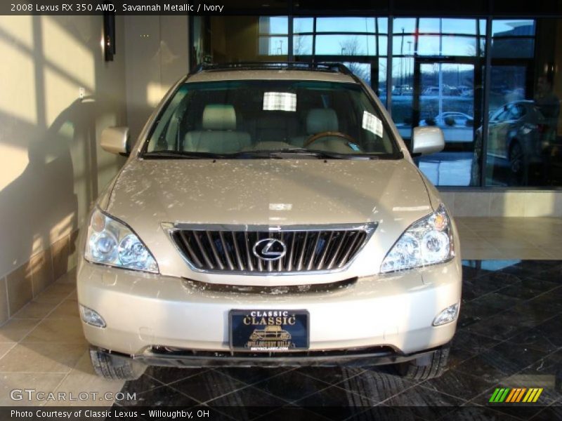 Savannah Metallic / Ivory 2008 Lexus RX 350 AWD