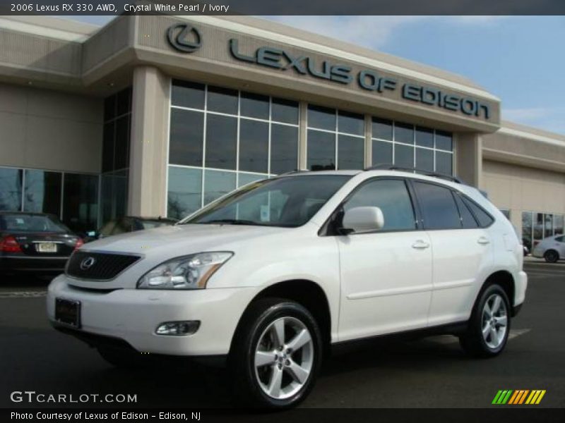 Crystal White Pearl / Ivory 2006 Lexus RX 330 AWD