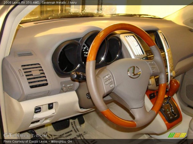 Savannah Metallic / Ivory 2008 Lexus RX 350 AWD